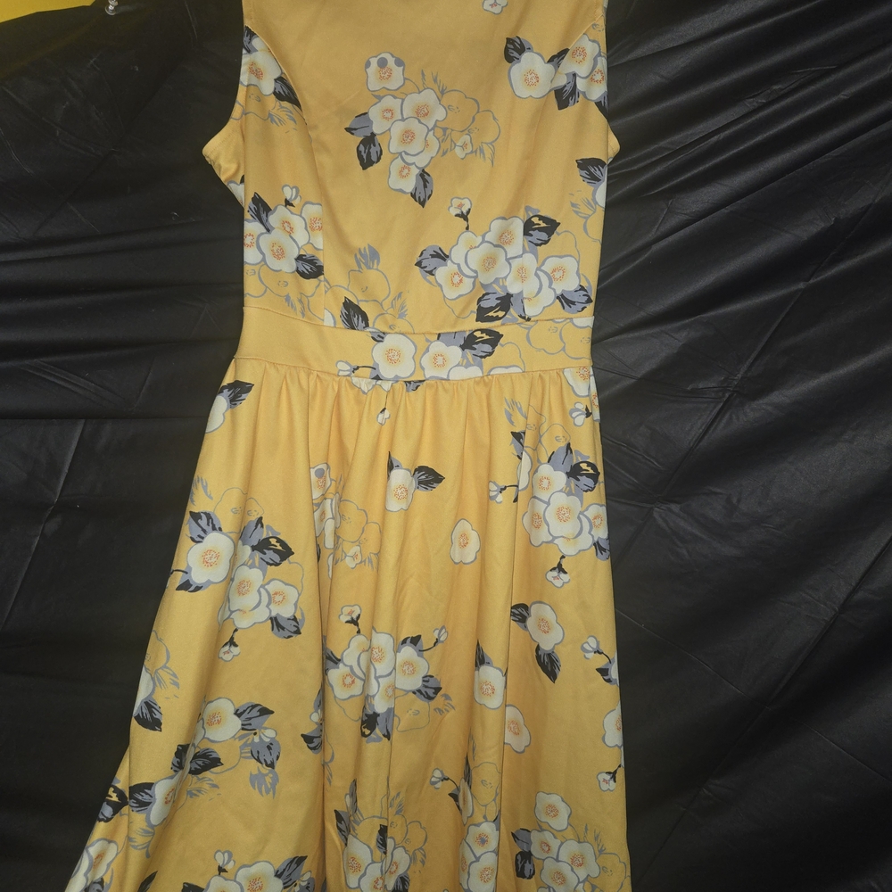 Floral Yellow Dress